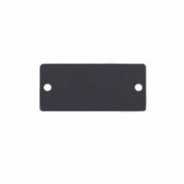 Kramer W-BLANK (B) Wall Plate Insert - Blank Slot Cover Plate - Black
